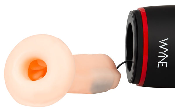 WYNE 06 vibrerende masturbator - Zwart - WYNE - SKU: 54013210000