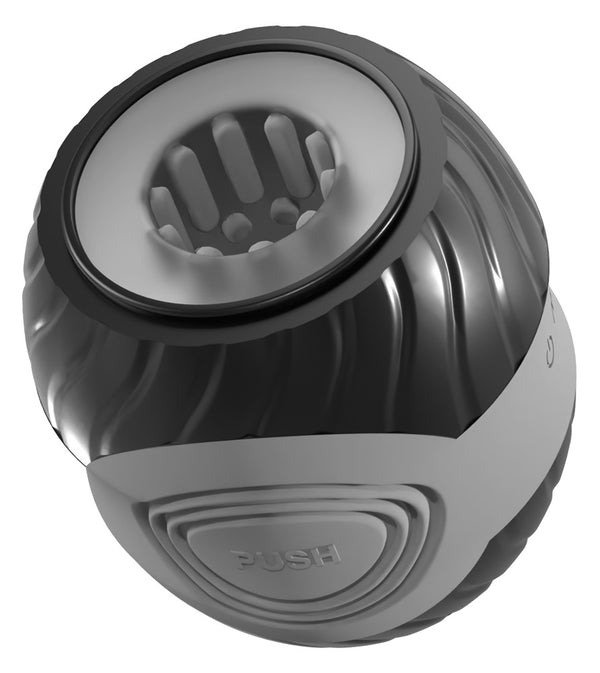 You2Toys Donut masturbator met noppen en 2 motoren - Zwart - You2Toys - SKU: 54014100000