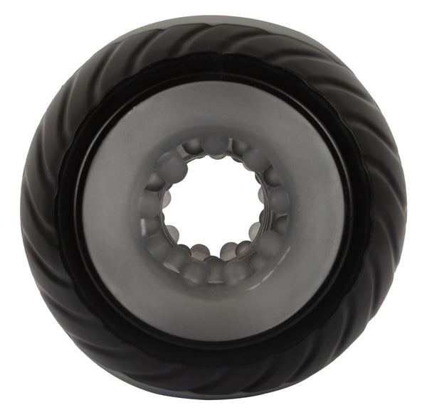 You2Toys Donut masturbator met noppen en 2 motoren - Zwart - You2Toys - SKU: 54014100000