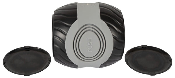 You2Toys Donut masturbator met noppen en 2 motoren - Zwart - You2Toys - SKU: 54014100000