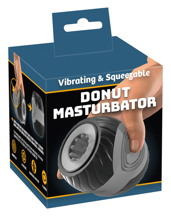 You2Toys Donut masturbator - Zwart - You2Toys - SKU: 54014100000