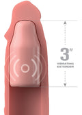 Fantasy X-Tensions Elite Penis sleeve vibrerend met verlenging - Huidskleur