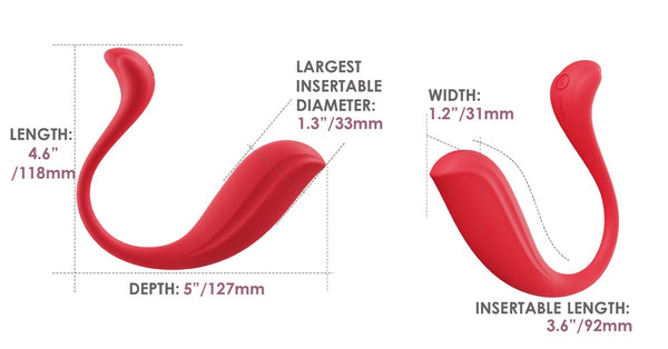 SVAKOM Phoenix Neo 2 vibrator - Rood - SVAKOM - SKU: 54017470000