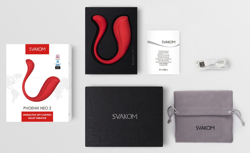 SVAKOM Phoenix Neo 2 vibrator - Rood