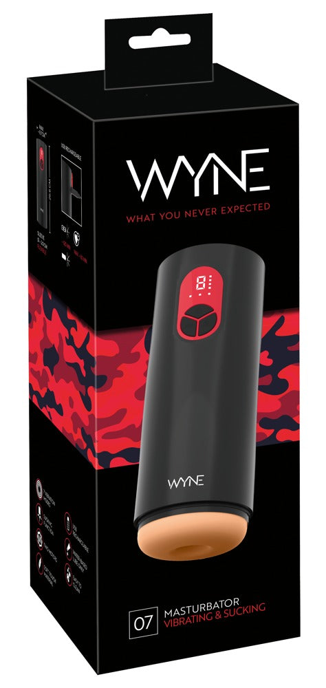 WYNE Trilkussen dubbelmotor met 7 vibraties - Zwart