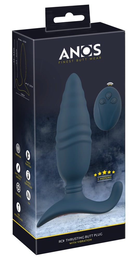 ANOS Buttplug - Blauw - ANOS - SKU: 54017800000