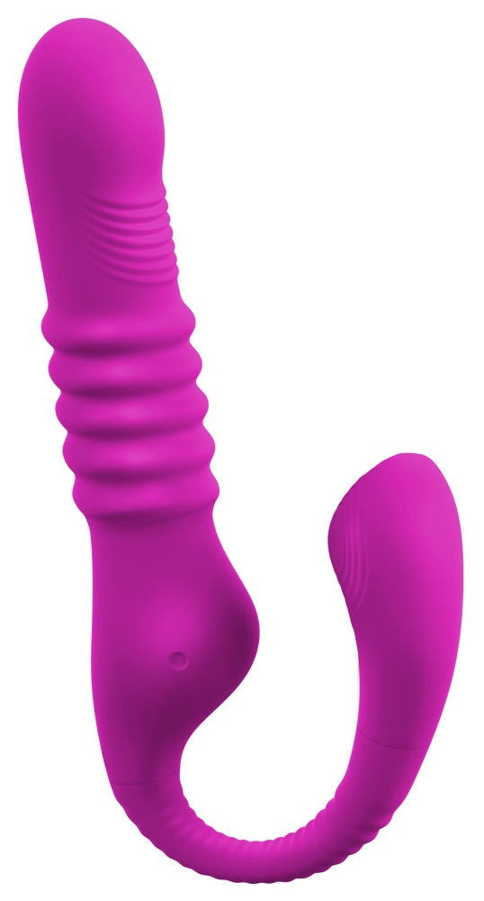 JAVIDA Vibrator 3-functie met dubbele stimulatie - Paars - JAVIDA - SKU: 54020770000