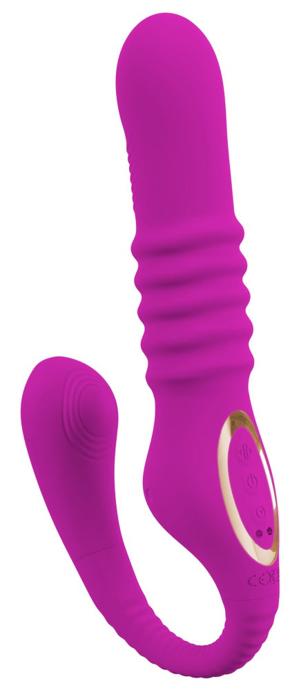 JAVIDA Vibrator 3-functie met dubbele stimulatie - Paars - JAVIDA - SKU: 54020770000