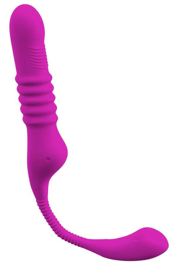 JAVIDA Vibrator 3-functie met dubbele stimulatie - Paars - JAVIDA - SKU: 54020770000