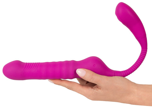 JAVIDA Vibrator 3-functie met dubbele stimulatie - Paars - JAVIDA - SKU: 54020770000