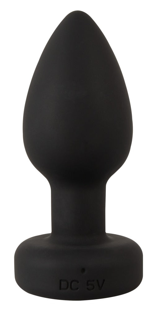 ANOS Butt plug knipperend met LED en vibratie - Zwart - ANOS - SKU: 54021400000