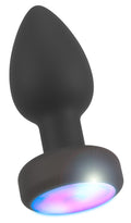 ANOS Butt plug knipperend met LED en vibratie - Zwart