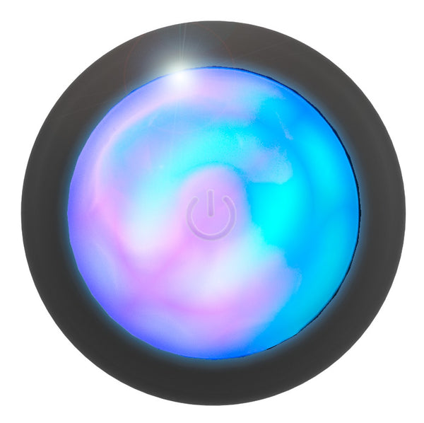 ANOS Butt plug knipperend met LED en vibratie - Zwart - ANOS - SKU: 54021400000