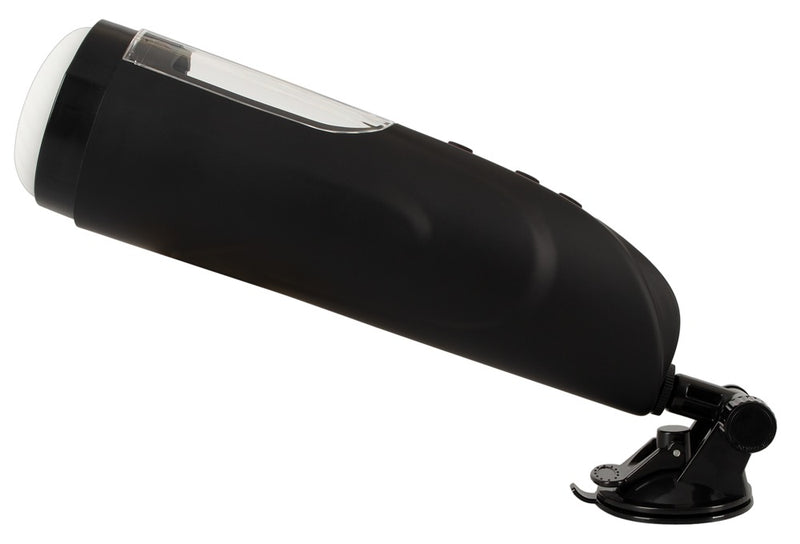 WYNE Masturbator met roterende sleeve en gekreun - Zwart