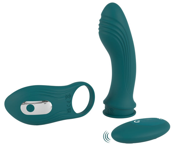 Couples Choice 3-in-1 vibrator - Groen - Couples Choice - SKU: 54022470000