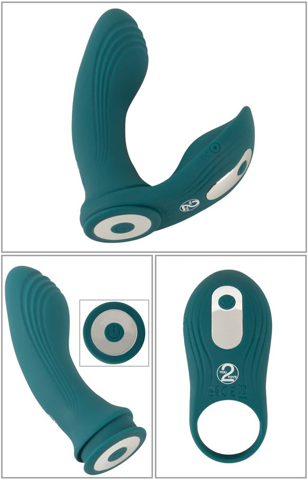 Couples Choice 3-in-1 vibrator - Groen - Couples Choice - SKU: 54022470000