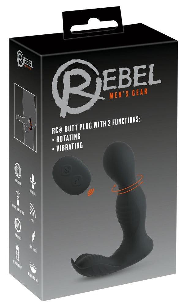 Rebel Buttplug - Zwart