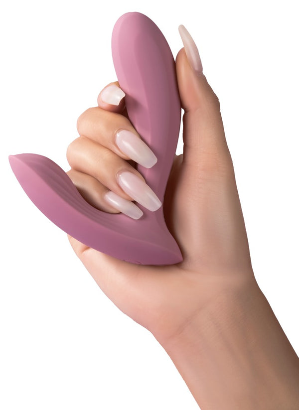 SVAKOM Vibrator ergonomisch met dubbele stimulatie - Roze - SVAKOM - SKU: 54022630000