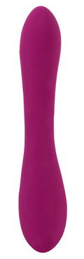 Vibrator 3-in-1 met konijntje en parels - Paars