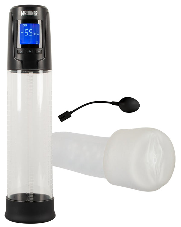 Mister Boner Automatic Masturbation Pump - Transparant - Mister Boner - SKU: 54023520000