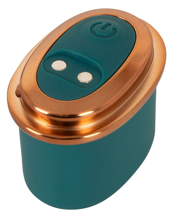 Couples Choice RC Mini vibrator met 5-delige set - Groen - Couples Choice - SKU: 54023600000