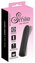 Sweet Smile Mini vibrator zijdezacht & flexibel - Zwart