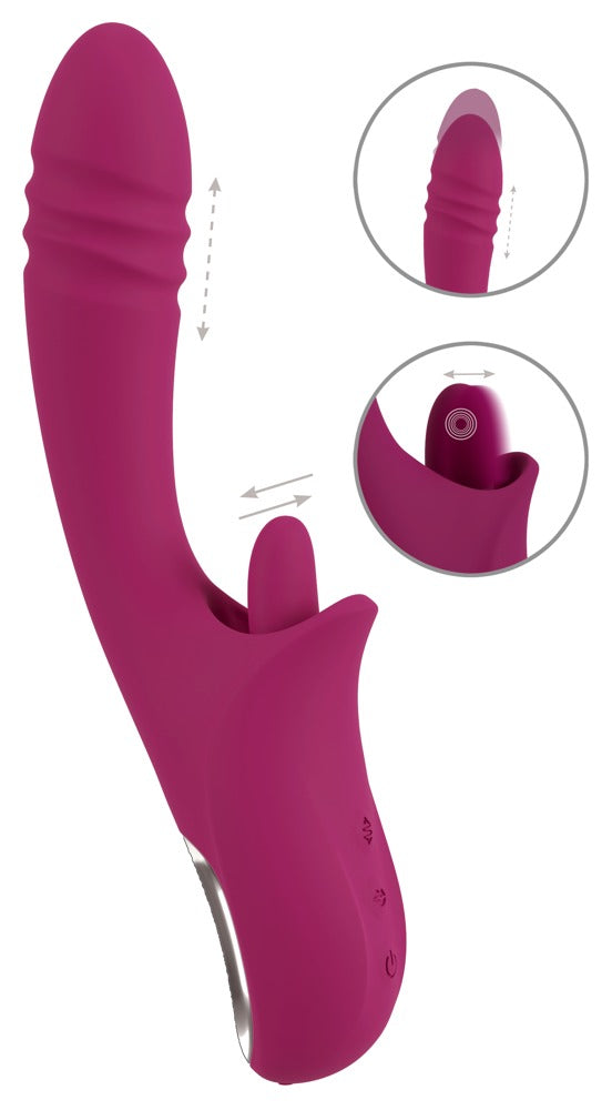 Likkende &amp; Stuwende Vibrator