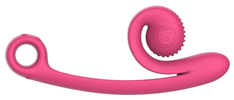 SVibe Trilkussen gebogen met dubbele stimulatie - Roze