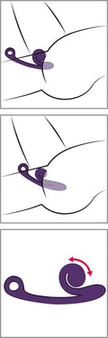 SVibe flexibele dubbele vibrator Curve - Roze