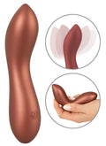 Sweet Smile Mini vibrator gebogen & flexibel - Bruin