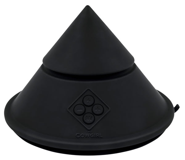The Cowgirl Kegel stimulator compact met zuigvoet - Zwart - The Cowgirl - SKU: 54031460000
