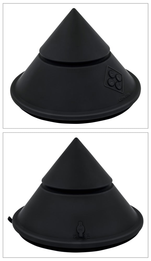 The Cowgirl Kegel stimulator compact met zuigvoet - Zwart - The Cowgirl - SKU: 54031460000