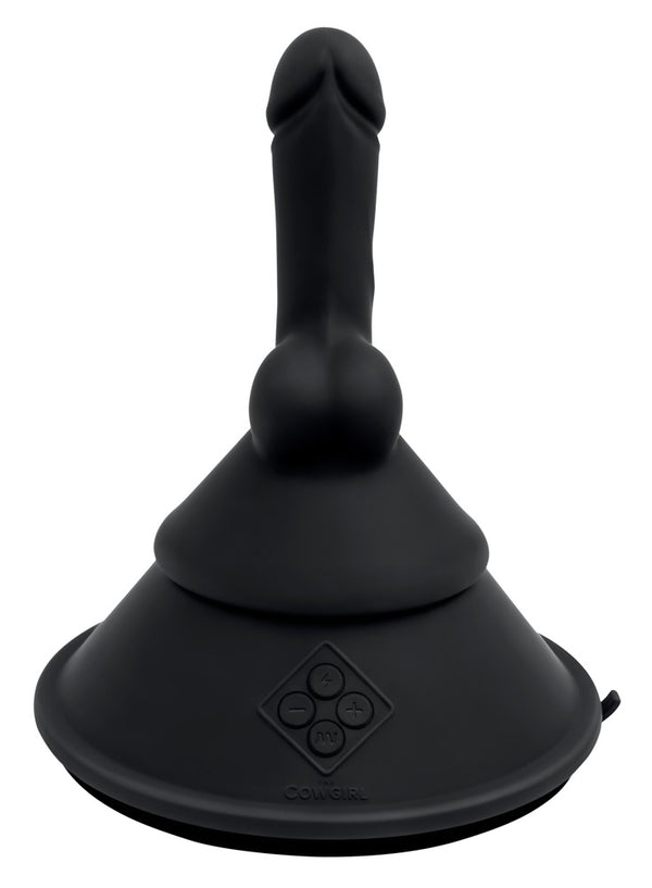 The Cowgirl Kegel stimulator compact met zuigvoet - Zwart - The Cowgirl - SKU: 54031460000