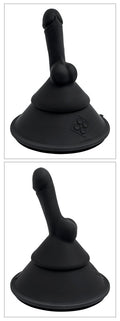 The Cowgirl Kegel stimulator compact met zuigvoet - Zwart