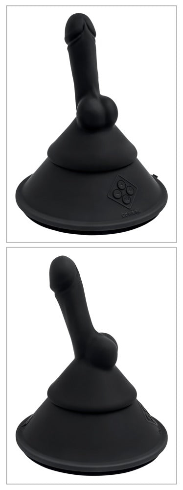 The Cowgirl Kegel stimulator compact met zuigvoet - Zwart - The Cowgirl - SKU: 54031460000