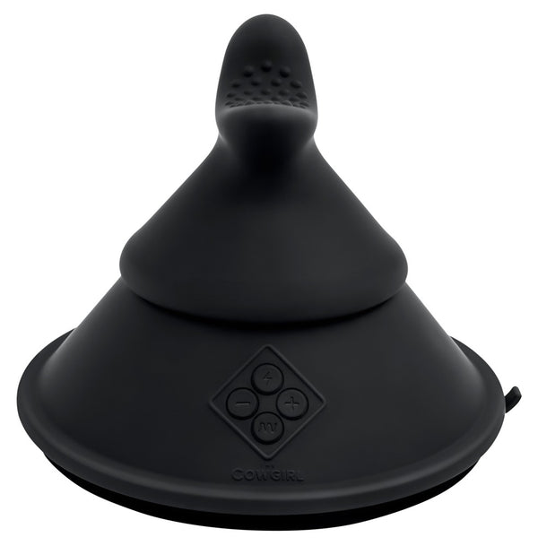 The Cowgirl Kegel stimulator compact met zuigvoet - Zwart - The Cowgirl - SKU: 54031460000