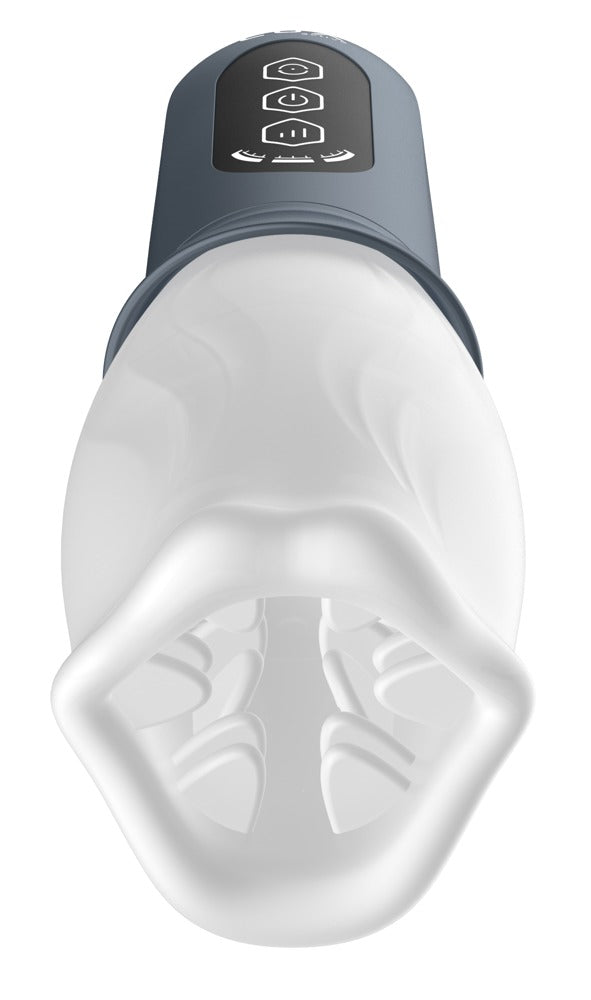 Masturbatorbeker met roterende noppen - Blauw