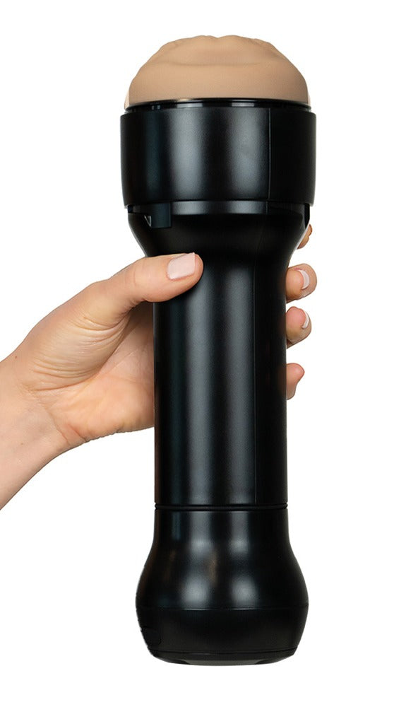 Kiiroo Masturbator met voorgevormde mond - Zwart