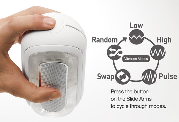 TENGA Flip O (Zero) elektronische masturbator - Wit - TENGA - SKU: 54032600000