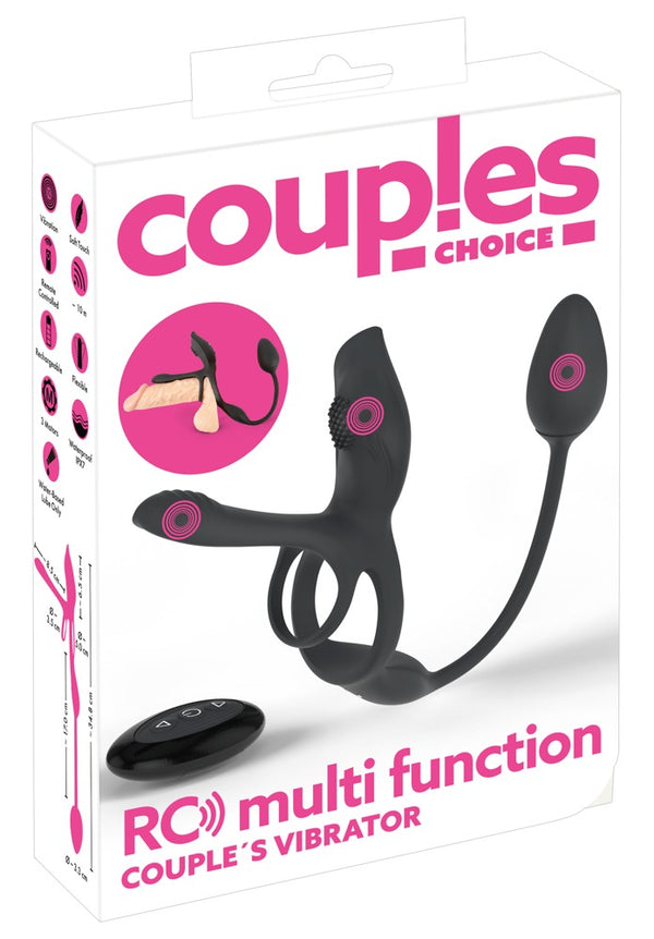 Couples Choice Vibrator - Zwart - Couples Choice - SKU: 54033160000