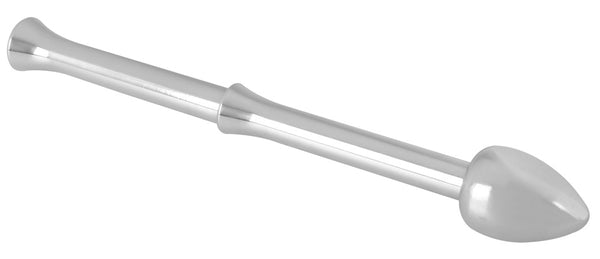 Rebel Prostaatstimulator met metalen melkstaaf - Zilver - Rebel - SKU: 54033830000