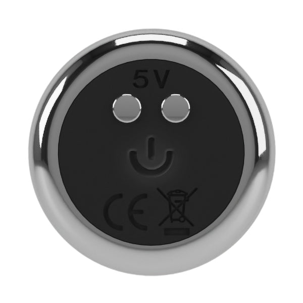 Rebel Prostaatstimulator met metalen melkstaaf - Zilver - Rebel - SKU: 54033830000