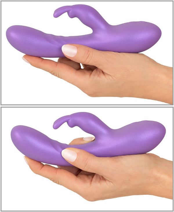 Sweet Smile Metallic Silicone vibrator - Paars - Sweet Smile - SKU: 54033910000