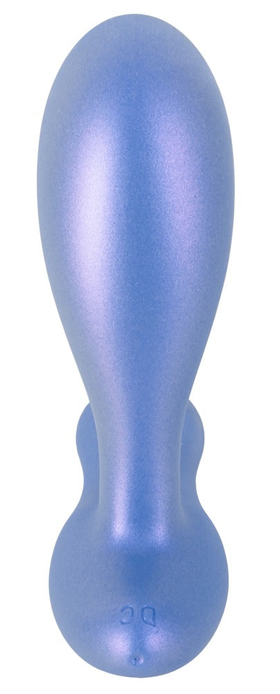 Sweet Smile Butt plug vibrerend met 2 motoren - Blauw
