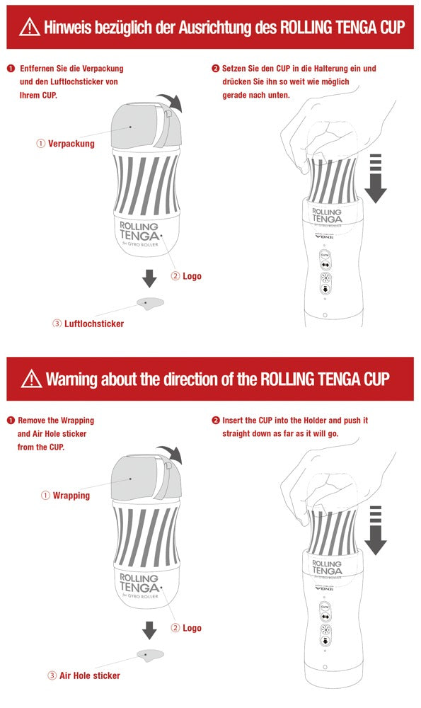 TENGA Vacuum Gyro Roller automatische handjob - TENGA - SKU: 54041690000