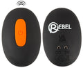 Rebel Scrotum stimulator met vibraties - Zwart