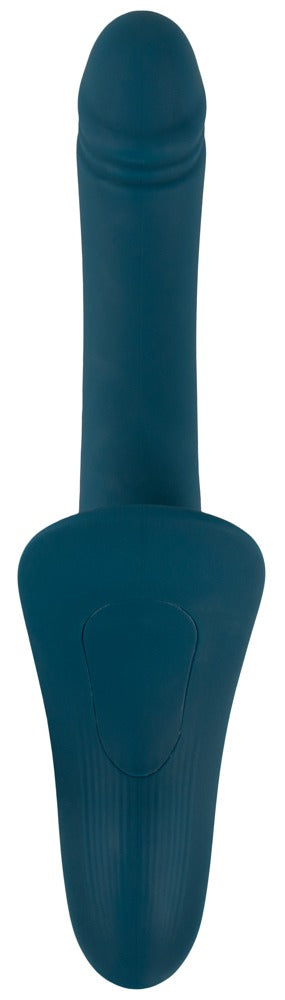 You2Toys Strap-on set met 2-motoren vibrator en afstandsbediening - Blauw - You2Toys - SKU: 54042660000