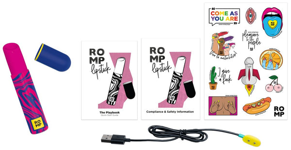 ROMP Lipstick vibrator - Blauw - ROMP - SKU: 54042740000
