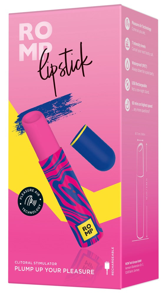ROMP Lipstick vibrator - Blauw - ROMP - SKU: 54042740000