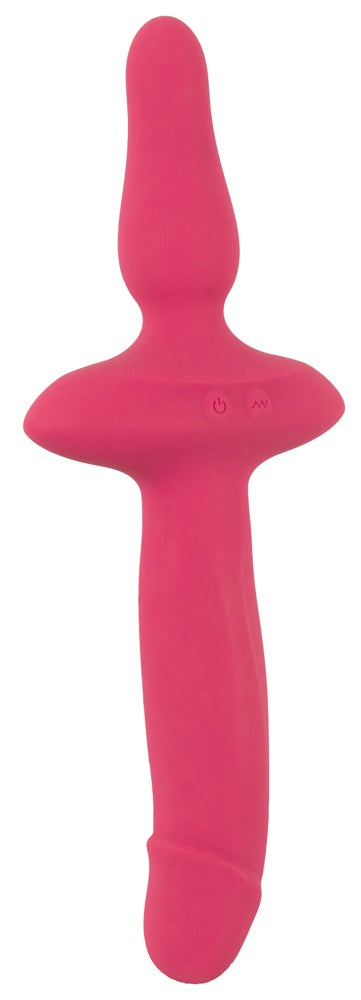 Couples Choice Vibrator + butt plug - Roze - Couples Choice - SKU: 54043470000